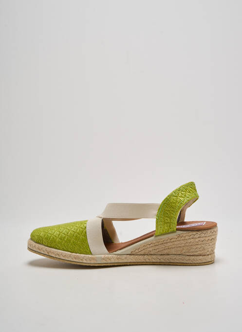 Espadrilles vert KOOMAC pour femme