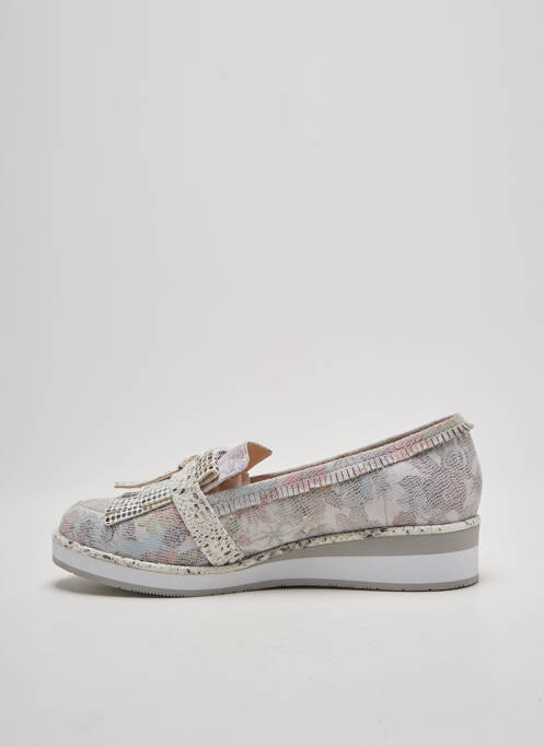 Mocassins argent FUGITIVE BY FRANCESCO ROSSI femme