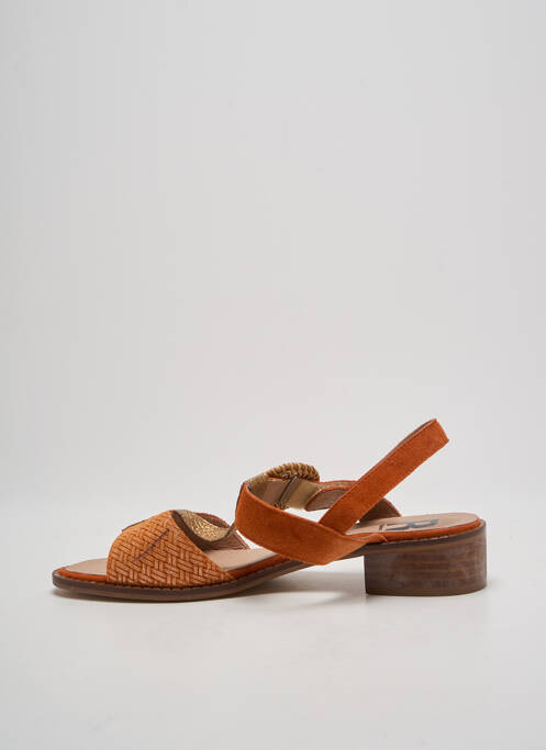 Sandales/Nu pieds orange GEO-REINO pour femme