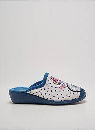 Chaussons/Pantoufles bleu CM CONFORT pour femme