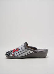 Chaussons/Pantoufles gris CM CONFORT pour femme seconde vue