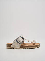 Tongs argent KOOMAC pour femme seconde vue