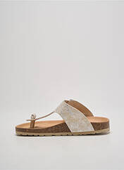 Tongs argent KOOMAC pour femme seconde vue