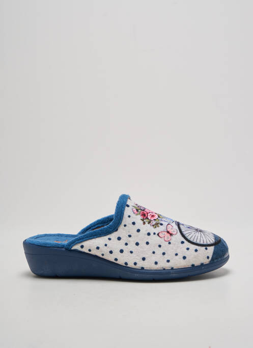 Chaussons/Pantoufles bleu CM CONFORT pour femme