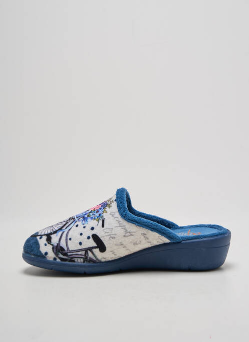 Chaussons/Pantoufles bleu CM CONFORT pour femme