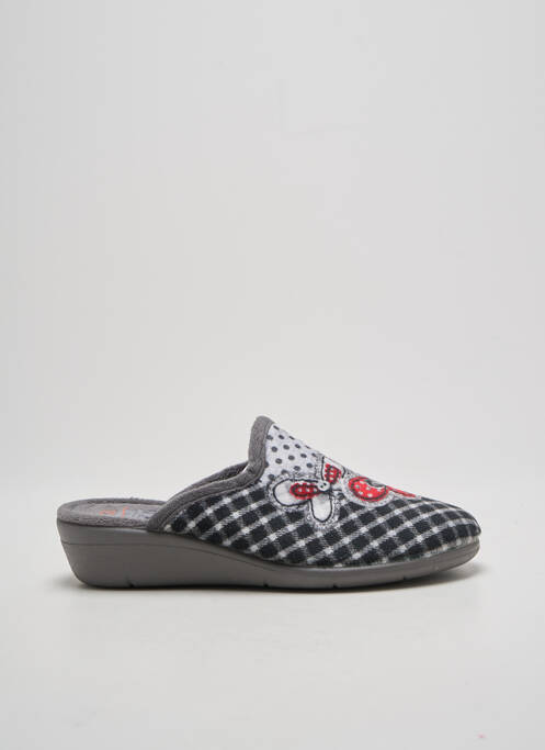 Chaussons/Pantoufles gris CM CONFORT pour femme
