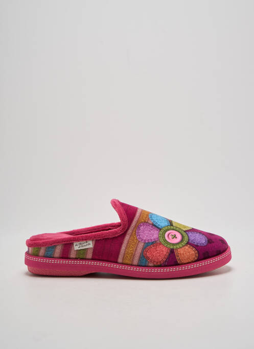 Chaussons/Pantoufles rose LA MAISON DE L'ESPADRILLE pour femme