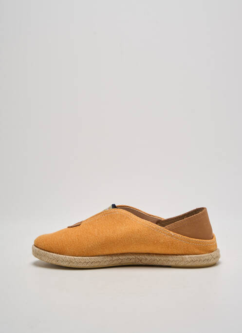Espadrilles orange MEDITERRANEA pour femme