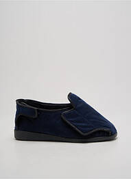 Chaussons/pantoufles fermeture scratch bout rond bleu WAPITI unisexe
