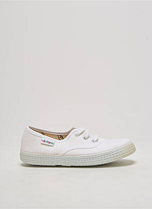 Baskets bout rond bout rond blanc VICTORIA enfant
