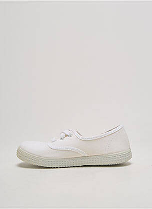 Baskets bout rond bout rond blanc VICTORIA enfant