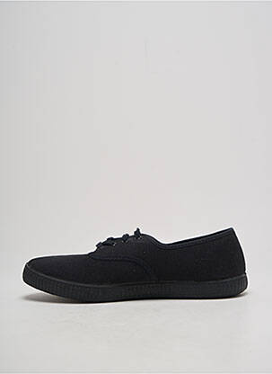Baskets bout rond bout rond noir VICTORIA homme