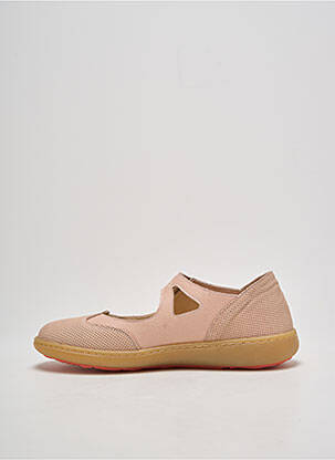 Ballerines semelle amovible talon plat jusqu'à 3cm rose ON FOOT femme