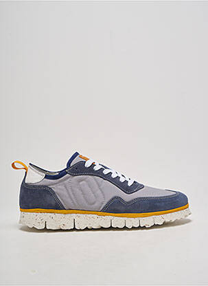 Baskets semelle amovible bout rond bleu ON FOOT homme