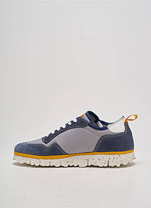 Baskets semelle amovible bout rond bleu ON FOOT homme