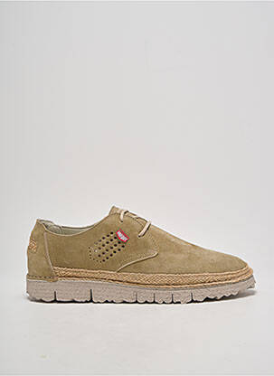 Baskets nubuck bout rond vert ON FOOT homme
