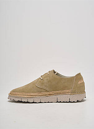 Baskets nubuck bout rond vert ON FOOT homme