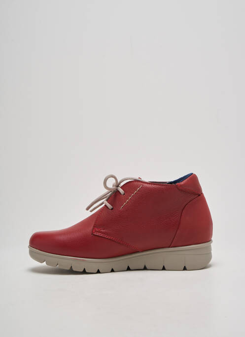 Bottines/Boots rouge ON FOOT pour femme