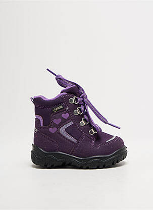 Bottines/boots fourrée bout rond violet SUPERFIT fille