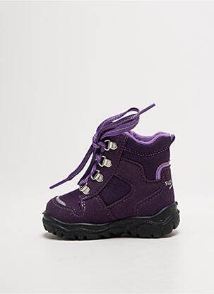 Bottines/boots fourrée bout rond violet SUPERFIT fille