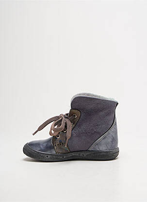 Bottines/boots fourrée bout rond argent BELLAMY fille
