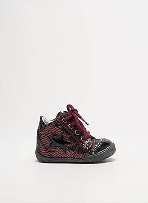 Bottillons violet BELLAMY pour fille