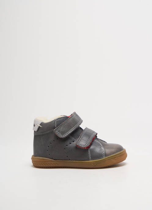Baskets fourrée bout rond gris BABYBOTTE garcon