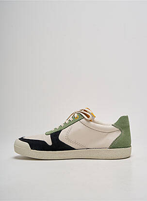Baskets bout rond bout rond vert KICKERS homme
