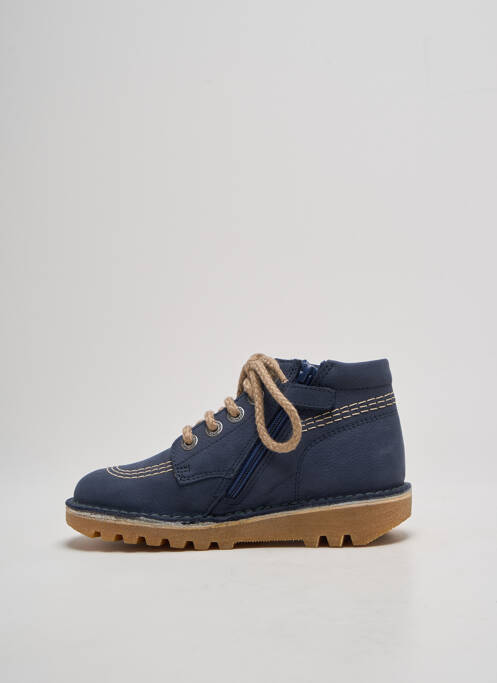 Bottines/Boots bleu KICKERS pour garçon