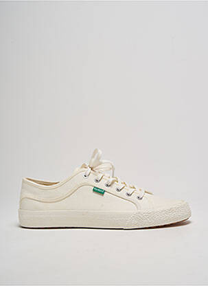 Baskets bout rond bout rond beige KICKERS homme