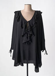 Blouse manches longues manches longues noir LILI LA TIGRESSE femme