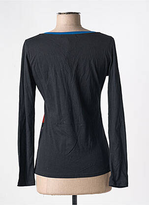 T-shirt manches longues manches longues noir 101 IDEES femme
