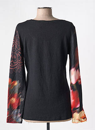 T-shirt manches longues manches longues noir 101 IDEES femme
