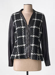 Veste casual coupe cintrée noir ROMEO POUR JULIETTE femme
