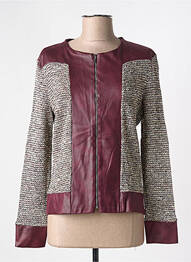 Veste casual col rond violet ROMEO POUR JULIETTE femme
