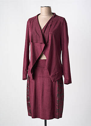 Ensemble jupe type de veste casual violet ROMEO POUR JULIETTE femme