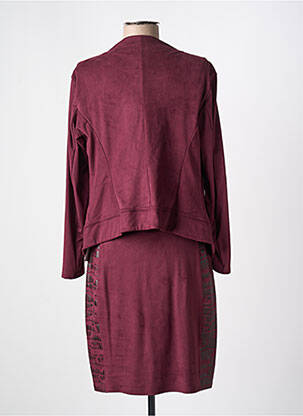 Ensemble jupe type de veste casual violet ROMEO POUR JULIETTE femme