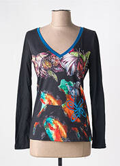 T-shirt noir 101 IDEES pour femme seconde vue