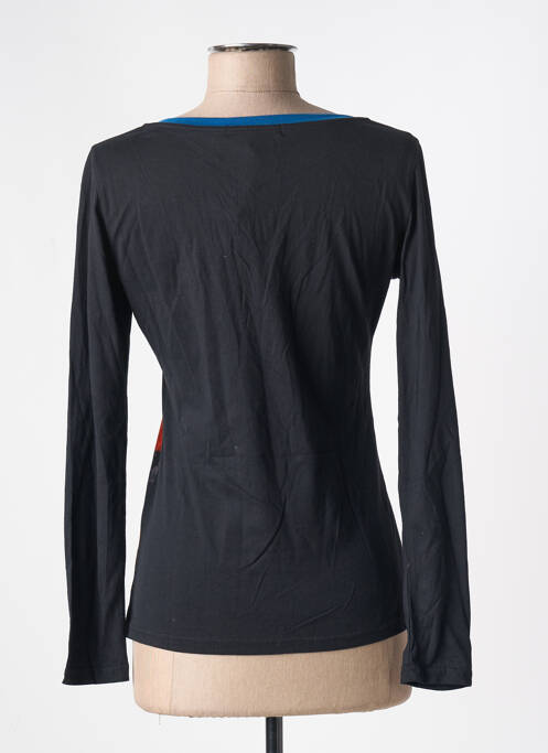 T-shirt manches longues manches longues noir 101 IDEES femme