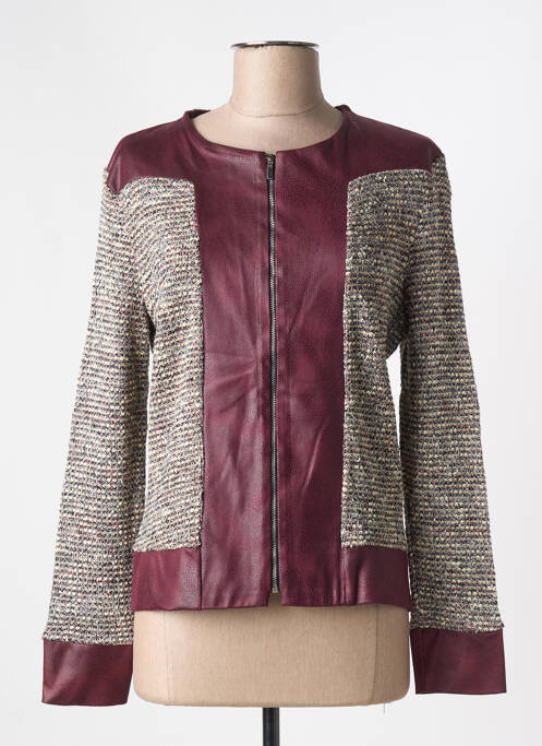 Veste casual col rond violet ROMEO POUR JULIETTE femme