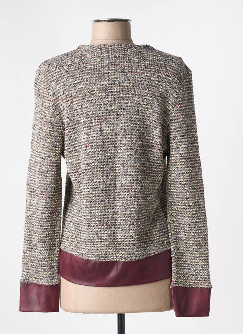 Veste casual col rond violet ROMEO POUR JULIETTE femme