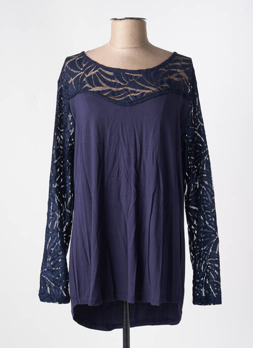 T-shirt bleu NANA BELLE pour femme