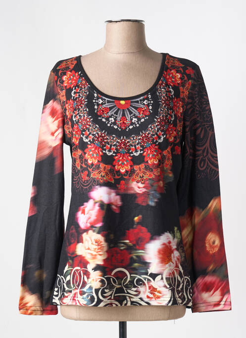 T-shirt noir 101 IDEES pour femme