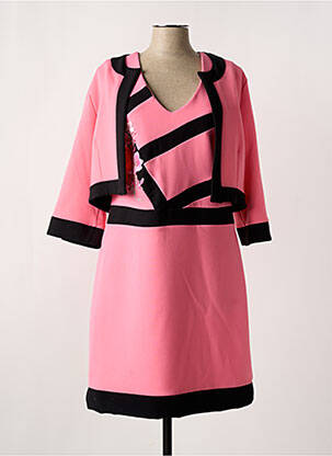 Ensemble robe type de veste casual rose NANA BAILA femme