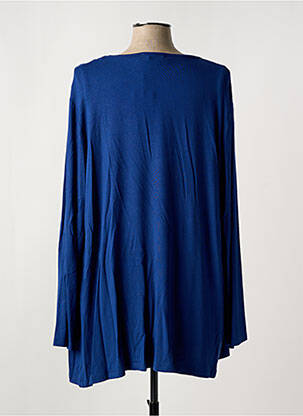 Twin-set col v bleu ALAIN MURATI femme