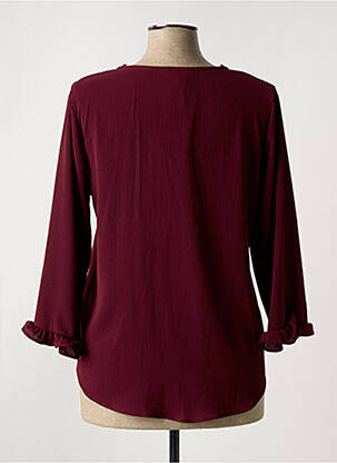Blouse manches 3/4 manches 3/4 violet ROMEO POUR JULIETTE femme
