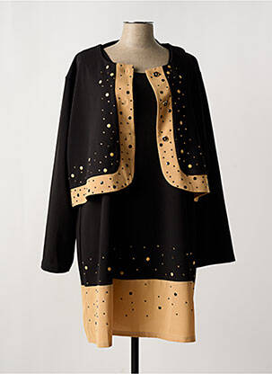 Ensemble robe coupe cintrée noir LADY BELLE femme