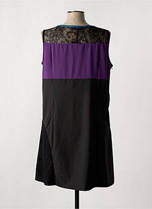 Tunique sans manche col rond noir L33 femme