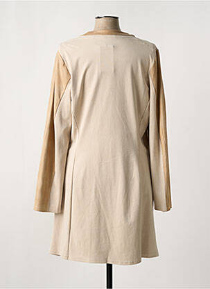 Veste casual col rond beige ROMEO POUR JULIETTE femme