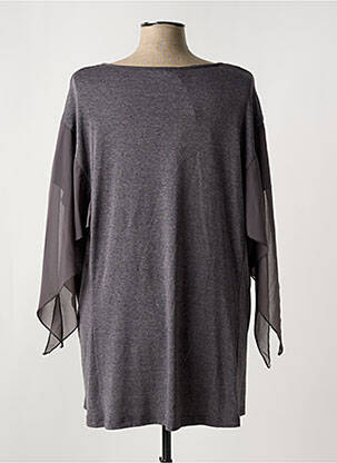 Tunique sans manche col rond gris LADY BELLE femme